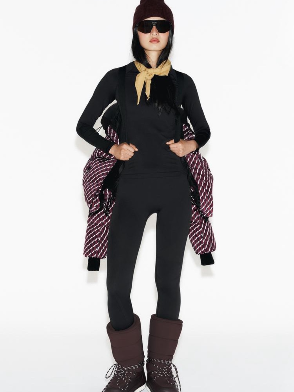 NWT Zara Ski Collection Thermal Leggings Womens Small